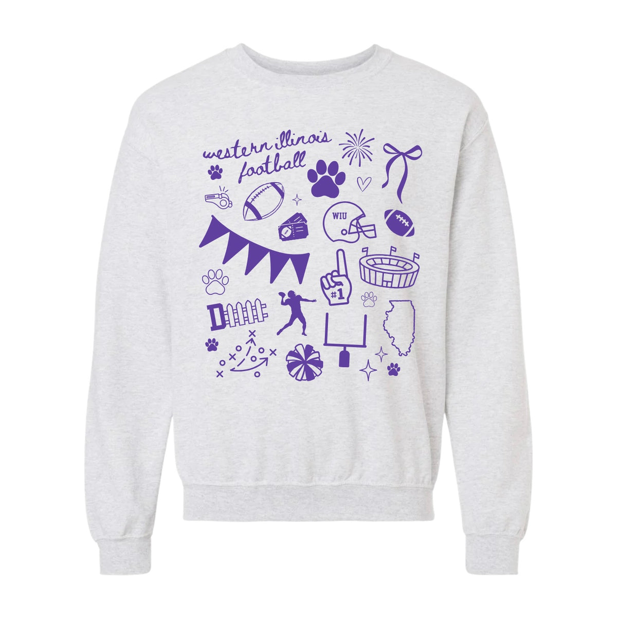 WIU Football Crewneck