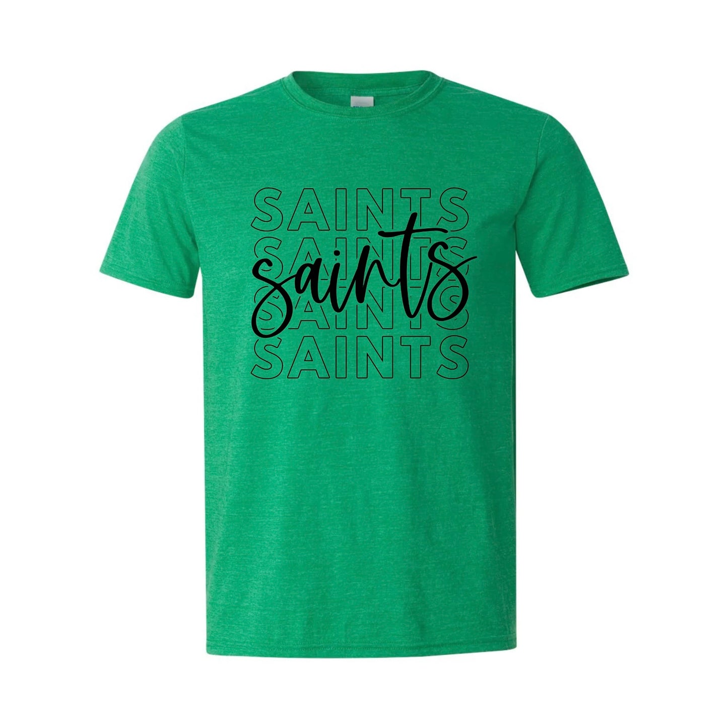 Saints Script Tee