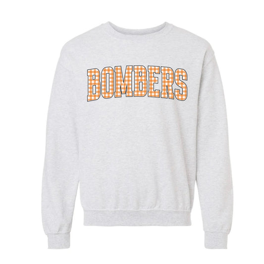 Bomber Gingham Crewneck