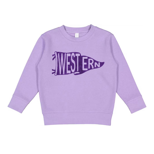 Western Pennant Crewneck (Toddler)