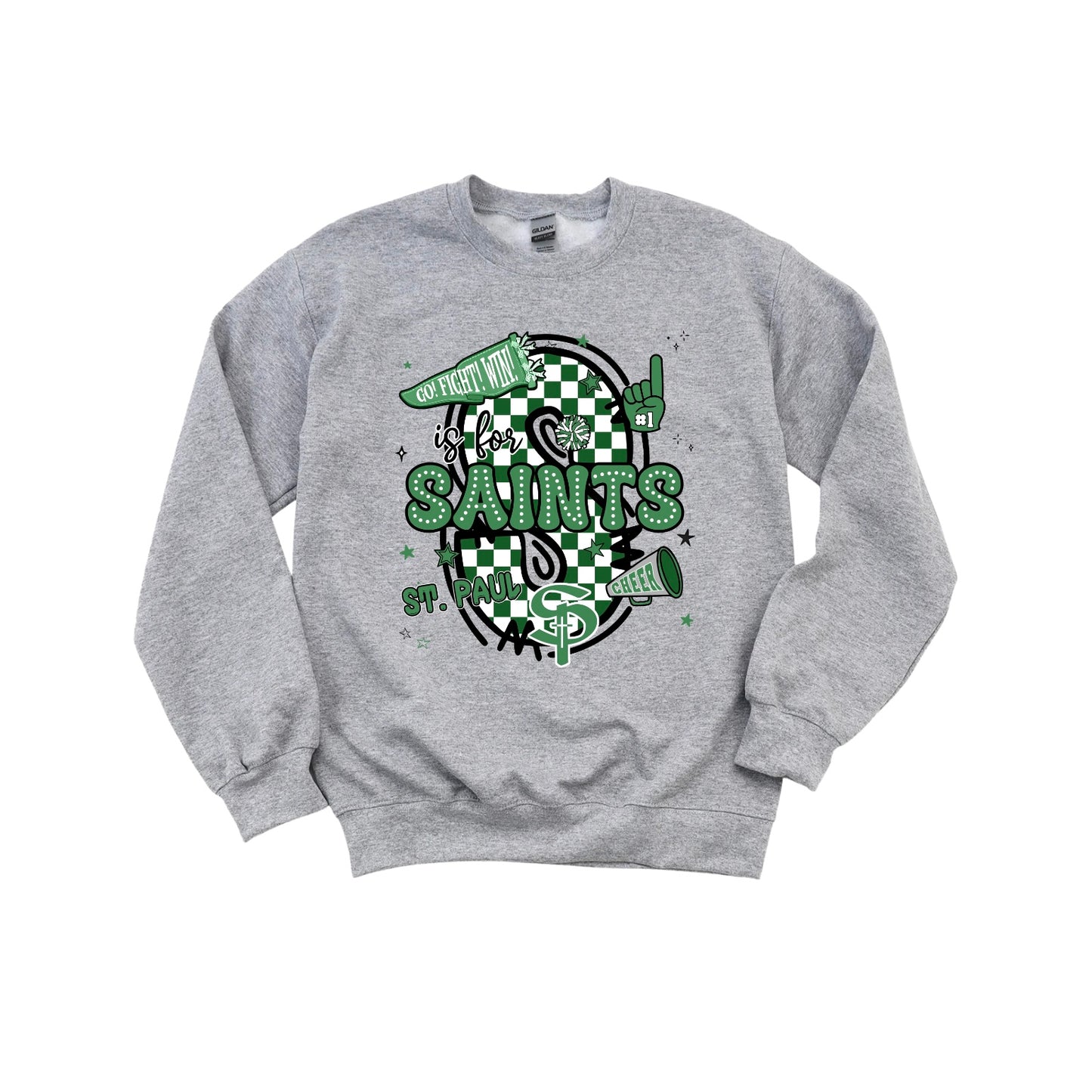 S is for Saints Crewneck (Toddler/Youth)