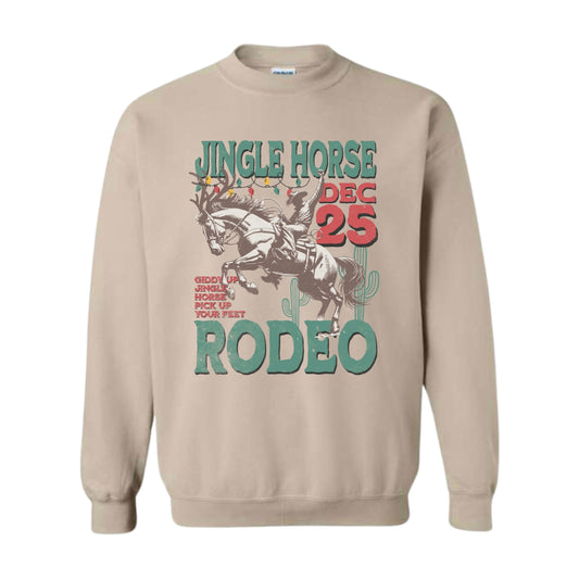 Jingle Horse Rodeo Crewneck