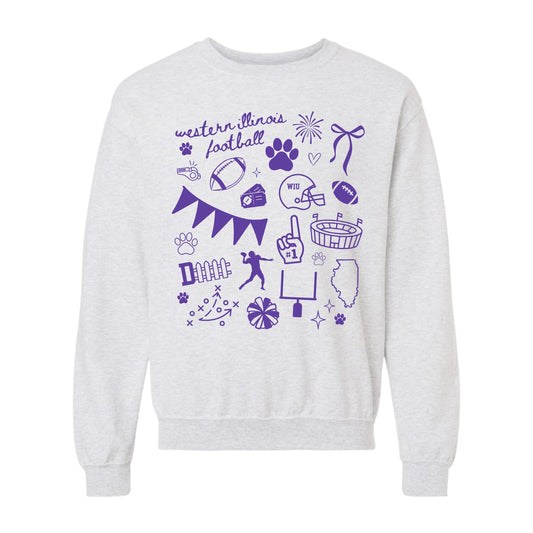 WIU Football Crewneck
