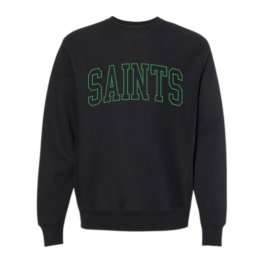 Saints Varsity Lettering Crewneck