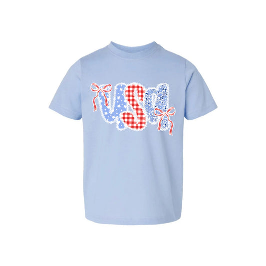 Floral USA Tee (Infant/Toddler)