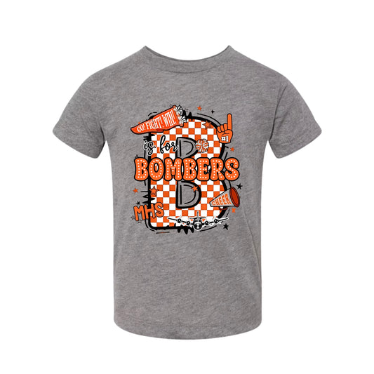 B is for Bombers Tee (Infant/Toddler/Youth)