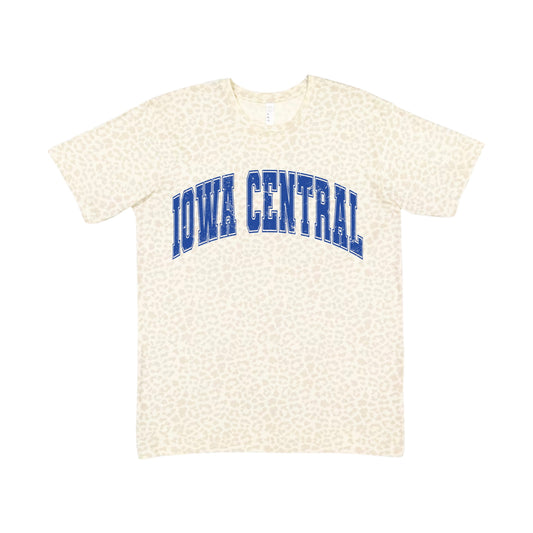 Iowa Central Leopard Tee