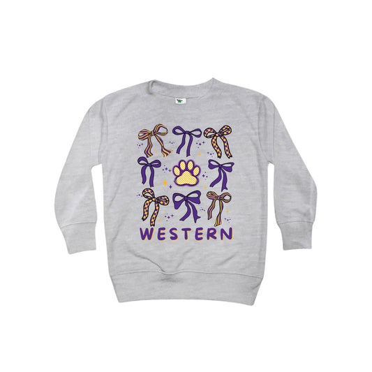 Western Bows Long Sleeve Pullover (Infant/Toddler)
