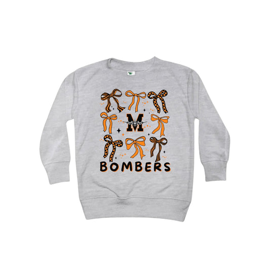 Bomber Bows Long Sleeve Pullover (Infant/Toddler)